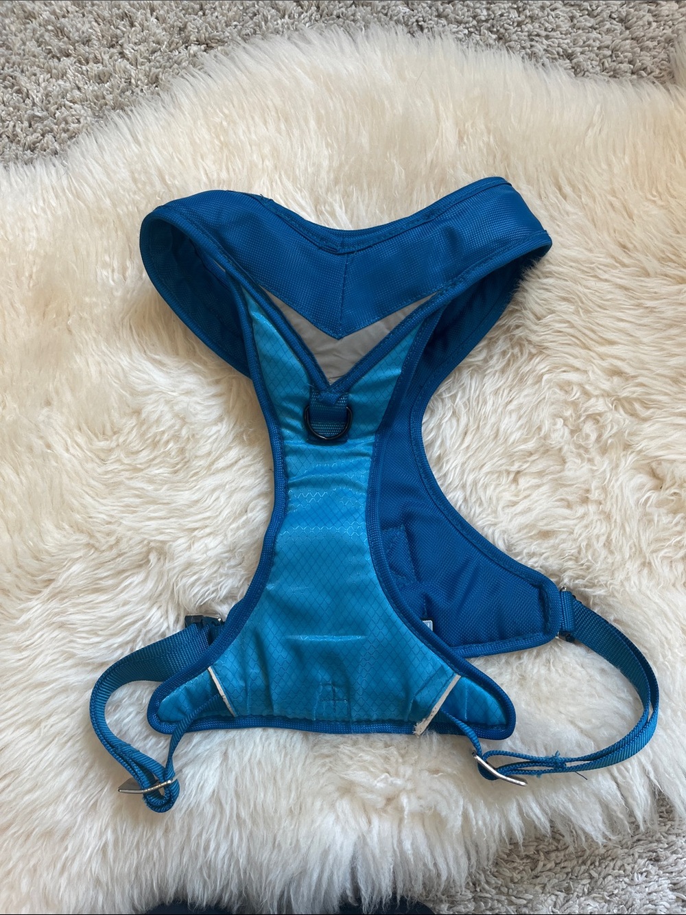Kurgo Adjustable Teal Blue Dog Harness, Size XL